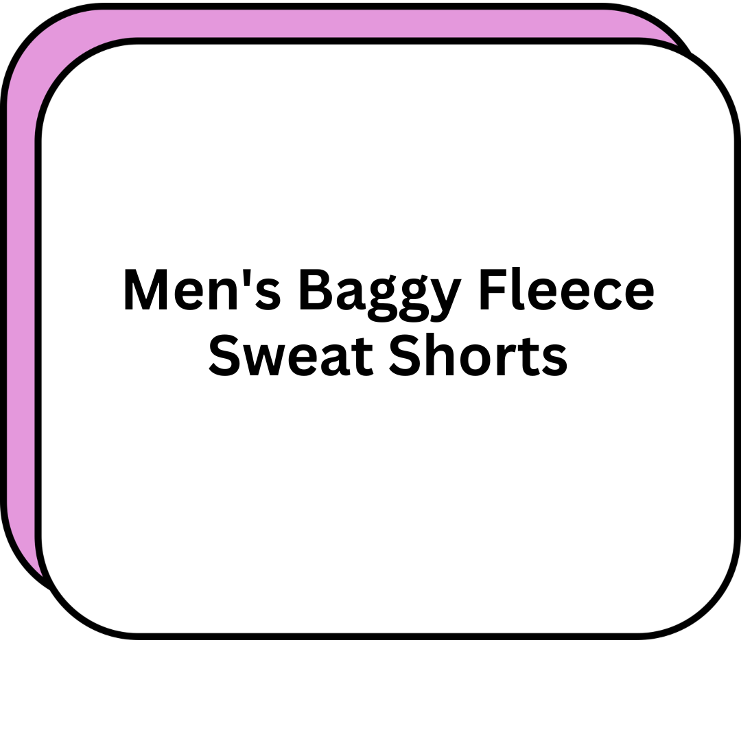Men's Baggy Fleece Sweat Shorts
