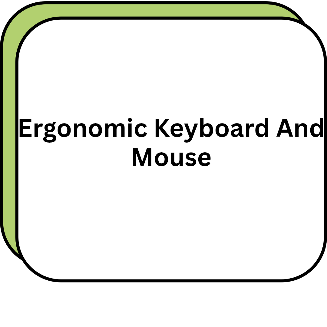 Ergonomic Keyboard And Mouse