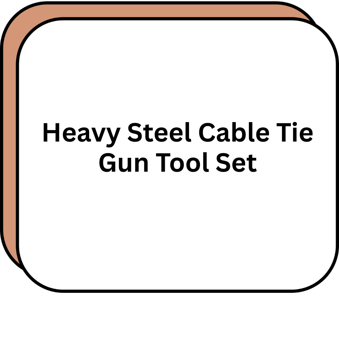 Heavy Steel Cable Tie Gun Tool Set