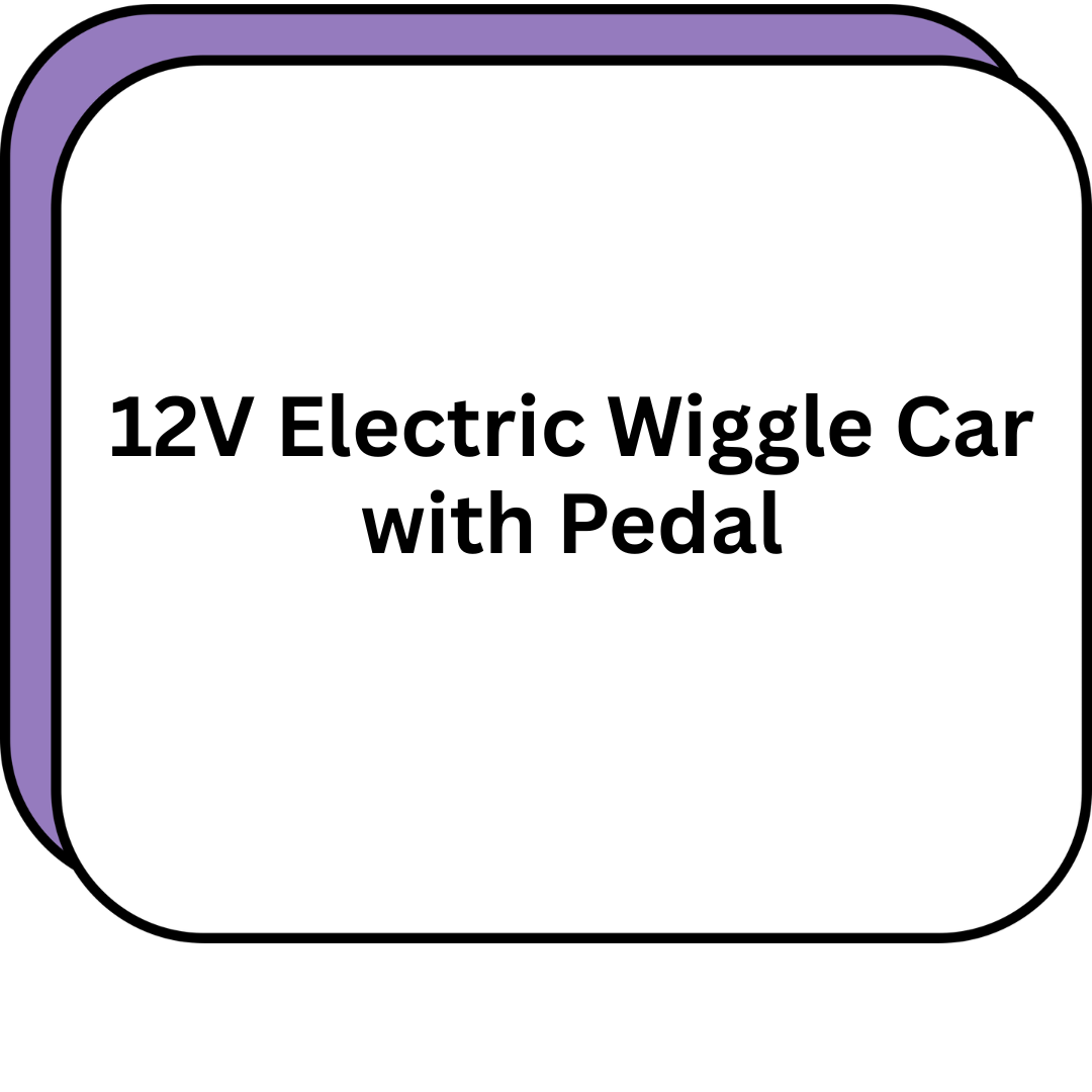 12V Electric Wiggle Car with Pedal