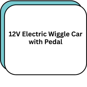 12V Electric Wiggle Car with Pedal