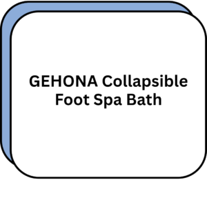 GEHONA Collapsible Foot Spa Bath