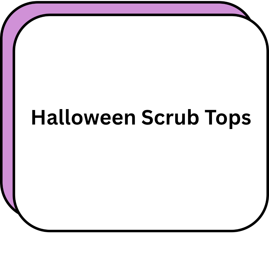 Halloween Scrub Tops