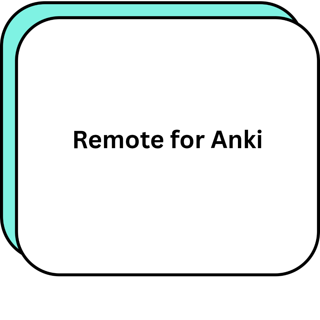 Remote for Anki