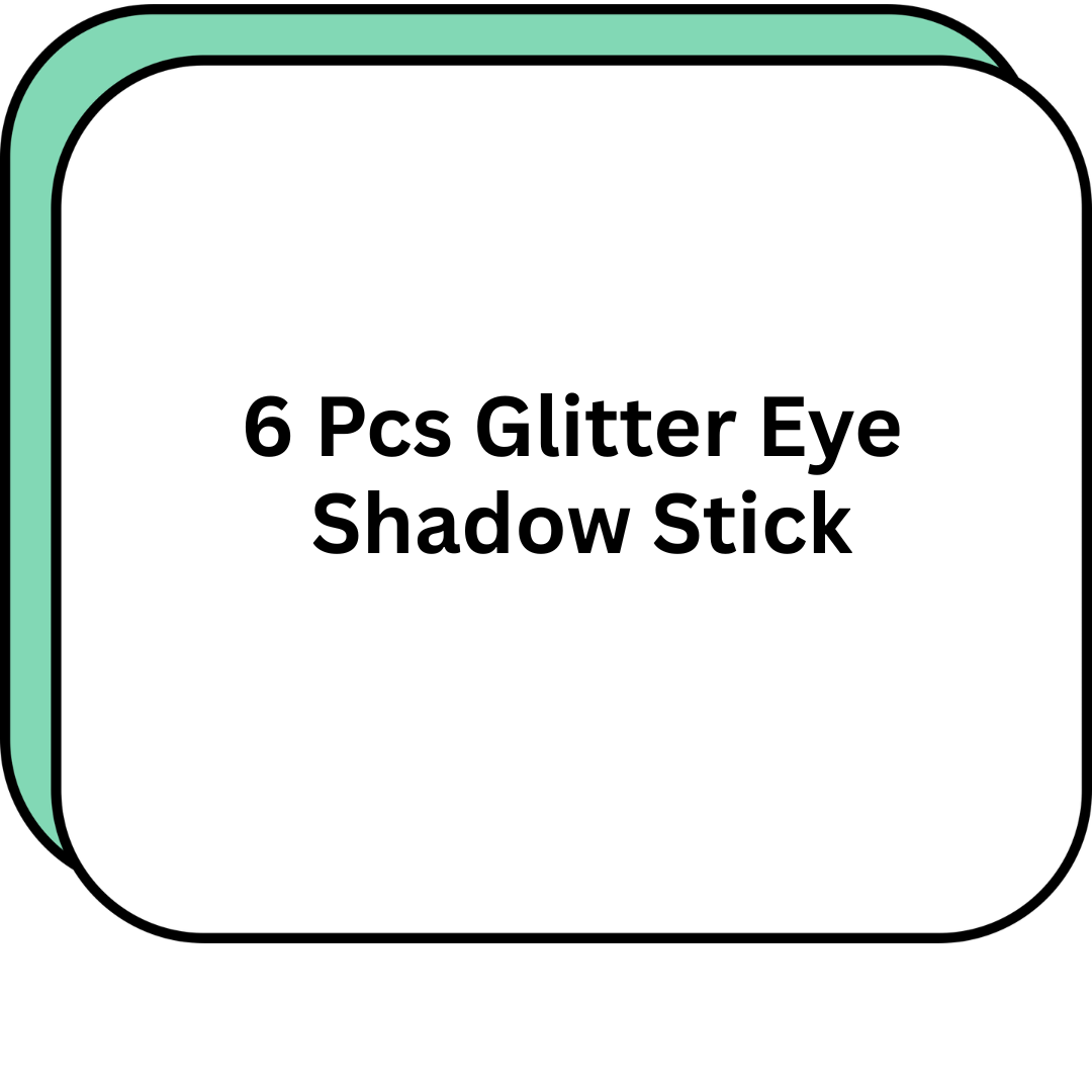 6 Pcs Glitter Eye Shadow Stick