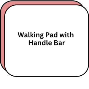 Walking Pad with Handle Bar