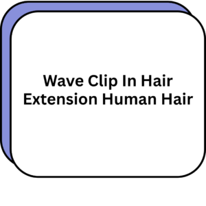 Wave Clip In Hair Extension Human Hair