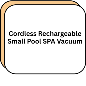 Cordless Rechargeable Small Pool SPA Vacuum