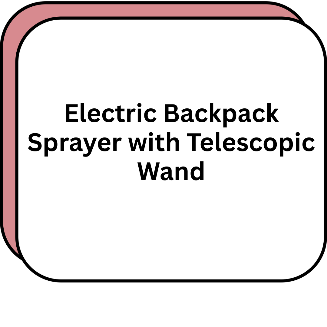 Electric Backpack Sprayer with Telescopic Wand