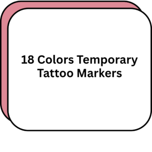 18 Colors Temporary Tattoo Markers