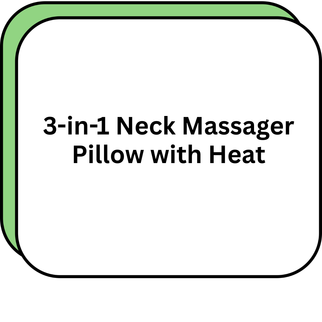 3-in-1 Neck Massager Pillow with Heat