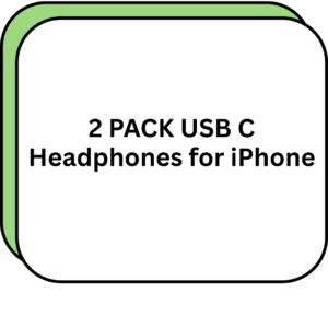 2 PACK USB C Headphones for iPhone