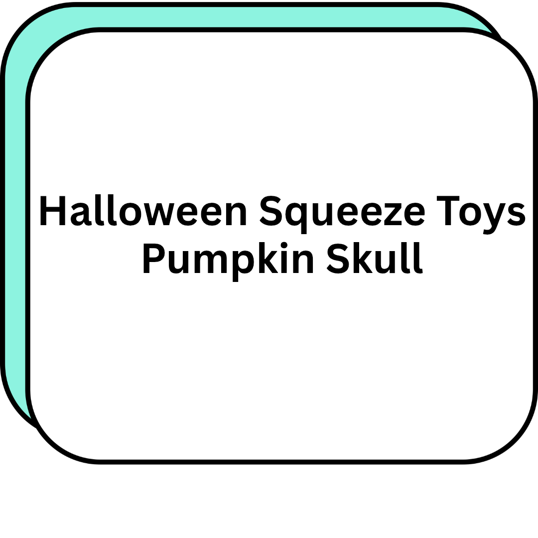 Halloween Squeeze Toys Pumpkin Skull