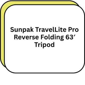 Sunpak TravelLite Pro Reverse Folding 63' Tripod