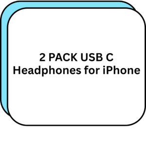 2 PACK USB C Headphones for iPhone