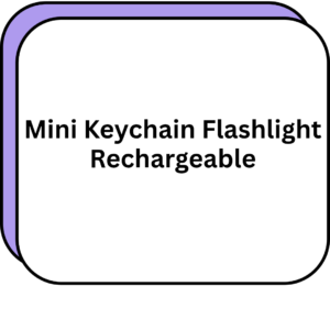 Mini Keychain Flashlight Rechargeable