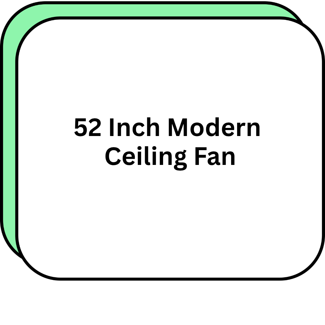 52 Inch Modern Ceiling Fan