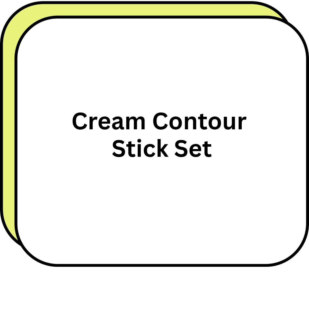 Cream Contour Stick Set