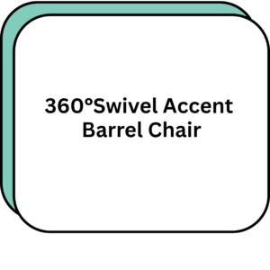 360°Swivel Accent Barrel Chair