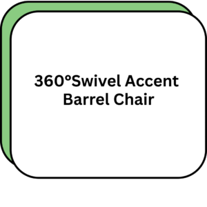 360°Swivel Accent Barrel Chair