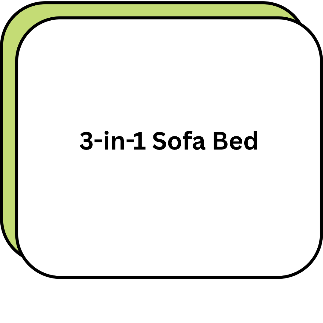 3-in-1 Sofa Bed