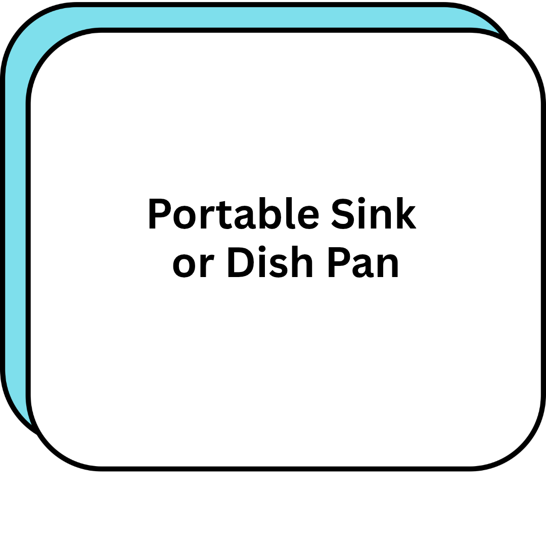 Portable Sink or Dish Pan