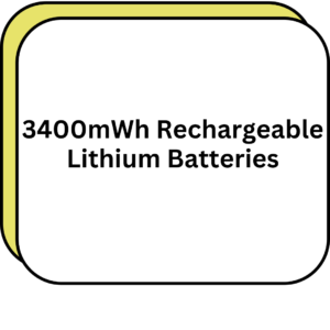 3400mWh Rechargeable Lithium Batteries