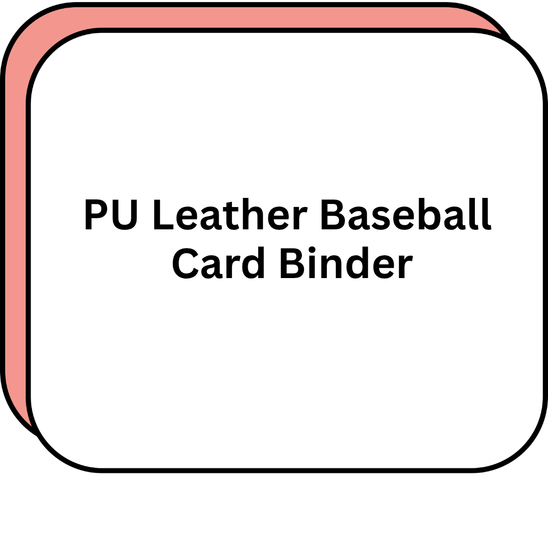 PU Leather Baseball Card Binder