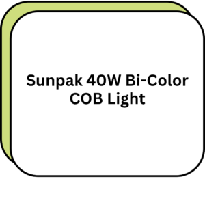 Sunpak 40W Bi-Color COB Light
