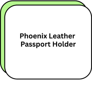 Phoenix Leather Passport Holder