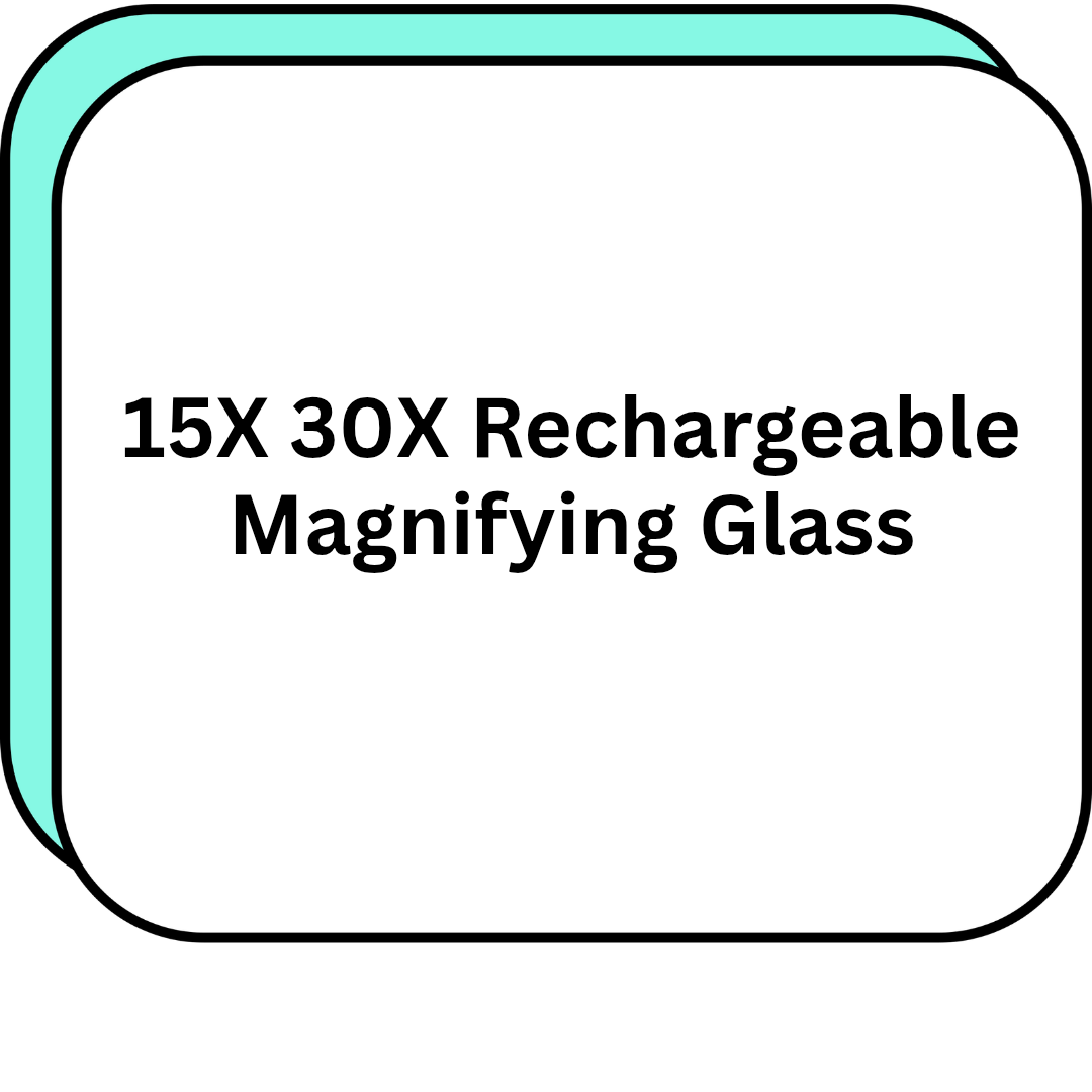15X 30X Rechargeable Magnifying Glass