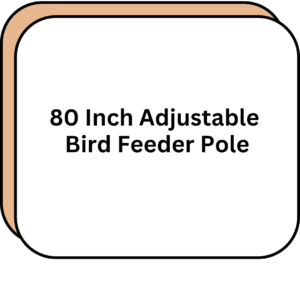 80 Inch Adjustable Bird Feeder Pole