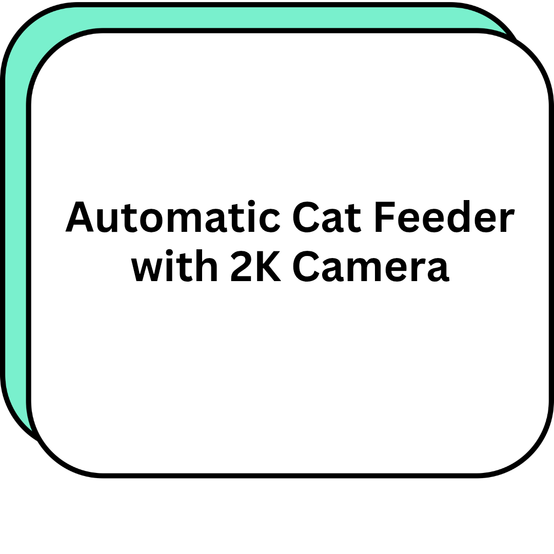 Automatic Cat Feeder with 2K Camera
