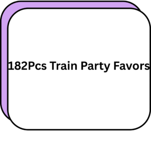 182Pcs Train Party Favors