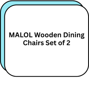 MALOL Wooden Dining Chairs Set of 2