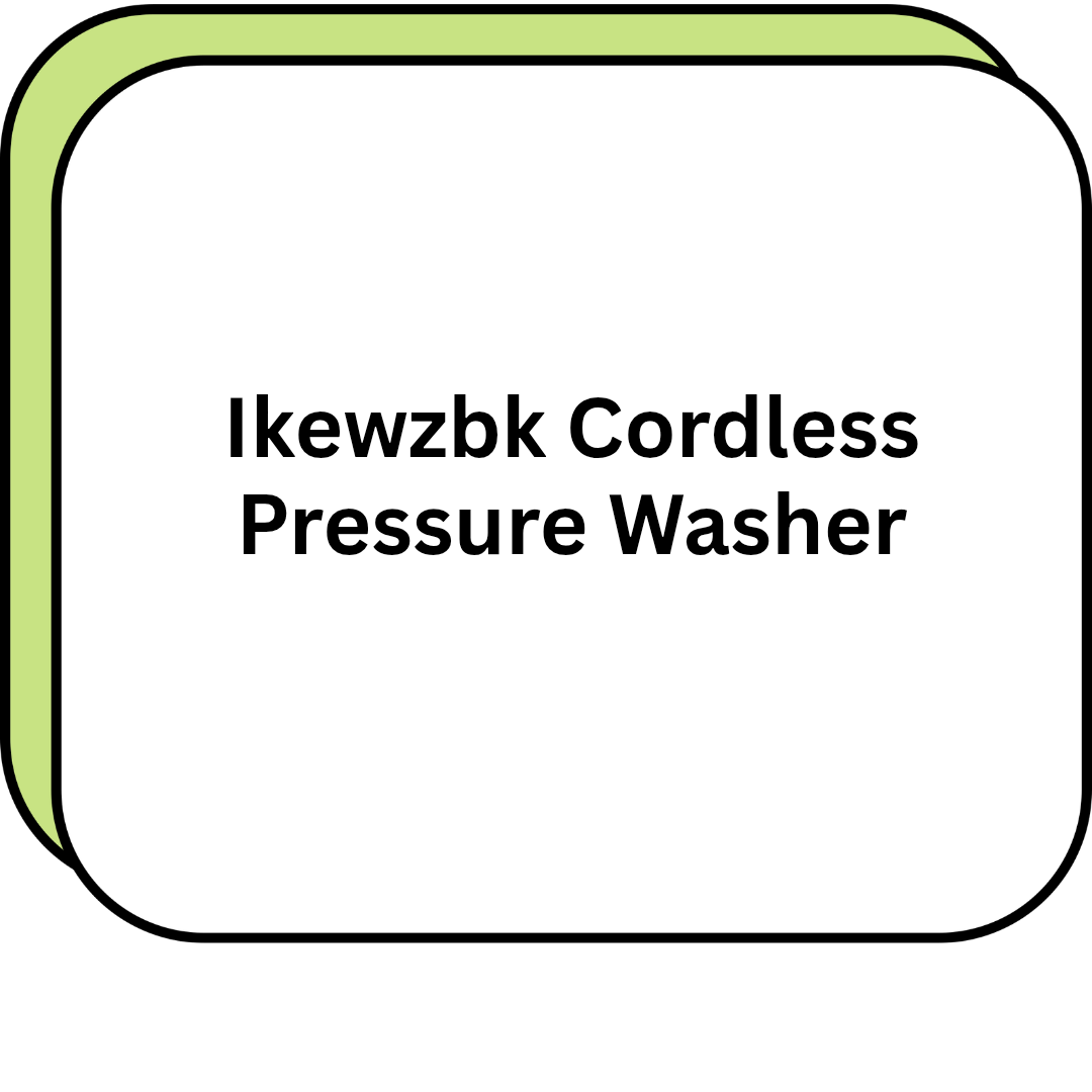Ikewzbk Cordless Pressure Washer