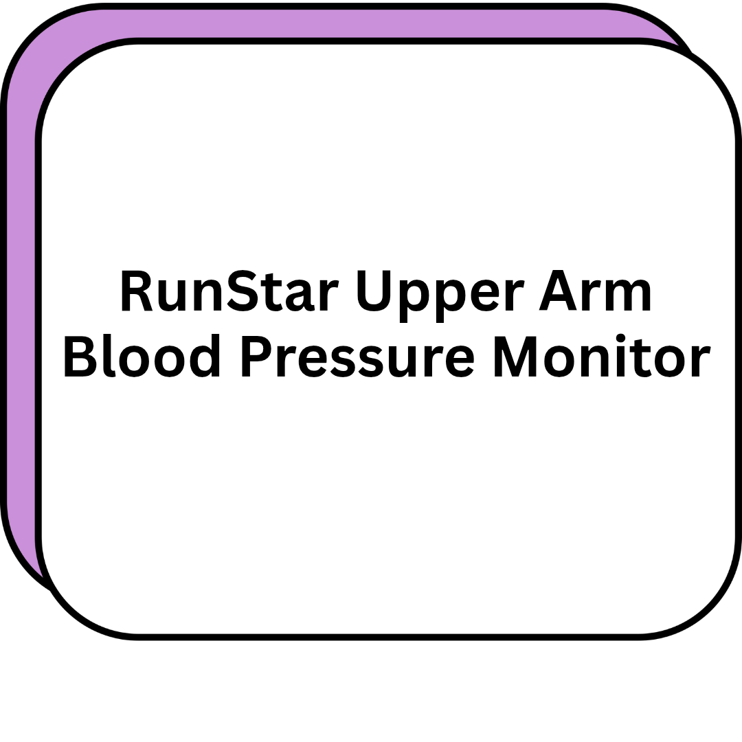 RunStar Upper Arm Blood Pressure Monitor