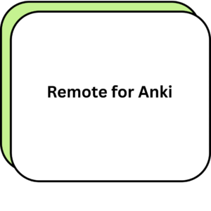 Remote for Anki