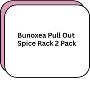 Bunoxea Pull Out Spice Rack 2 Pack