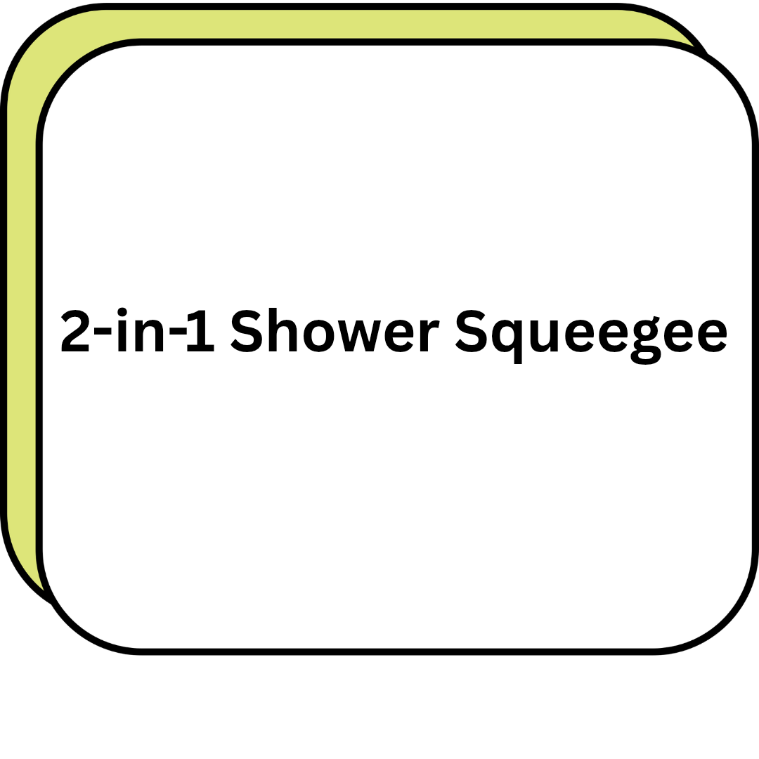 2-in-1 Shower Squeegee