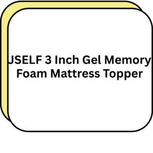 JSELF 3 Inch Gel Memory Foam Mattress Topper