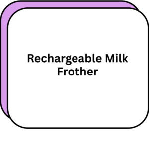 Rechargeable Milk Frother