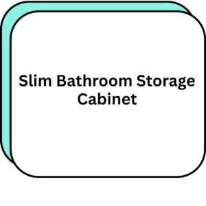 Slim Bathroom Storage Cabinet