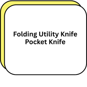Folding Utility Knife Pocket Knife