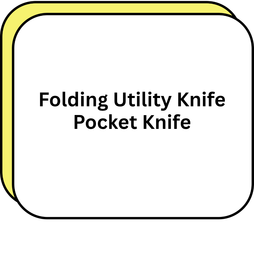Folding Utility Knife Pocket Knife
