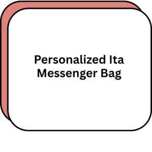 Personalized Ita Messenger Bag