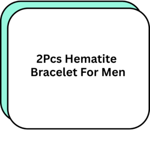 2Pcs Hematite Bracelet For Men