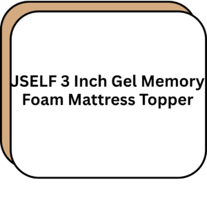 JSELF 3 Inch Gel Memory Foam Mattress Topper