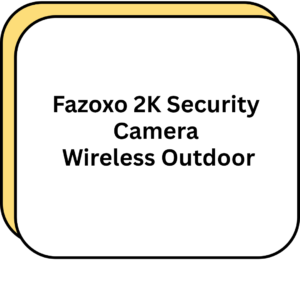 Fazoxo 2K Security Camera Wireless Outdoor