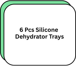 6 Pcs Silicone Dehydrator Trays